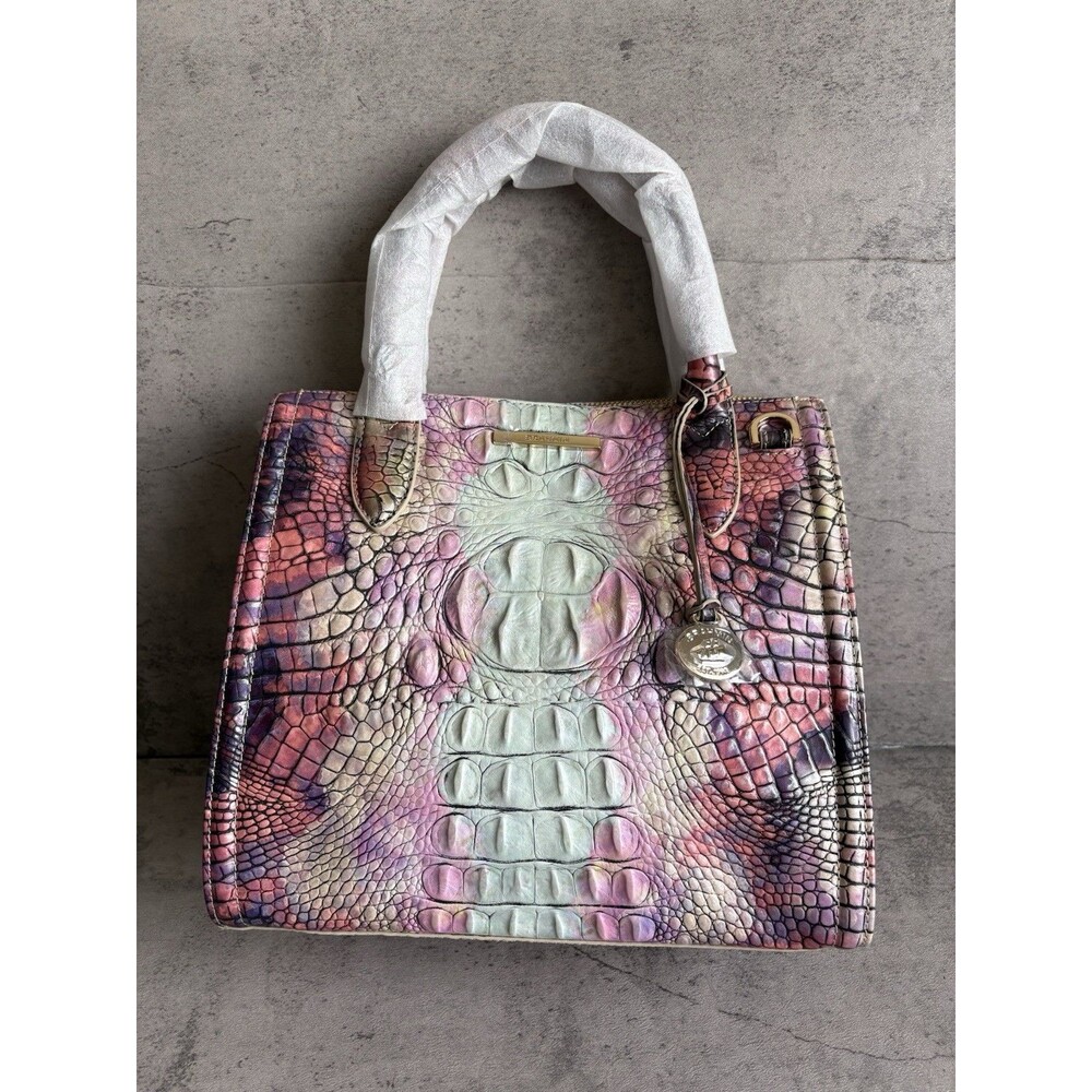 NWT Brahmin Small Caroline Supernova Ombre Melbourne Genuine Leather Bag $365